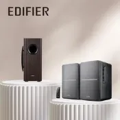 【PChome 24h購物】EDIFIER 家庭劇院組 R1280DB 2.0 聲道藍牙喇叭+T5s 薄型主動重低音 R99N