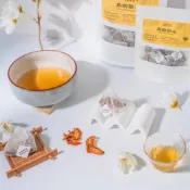 【全聯線上購】【水屋厚茶】草本茶包系列 花草茶推薦 清爽果香 低咖啡因 無添加 金柑萬壽菊茶 30入 / 組(經濟組)