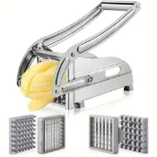 French Fry Cutter Stainless Steel Potato Chipper Fast Cuttin