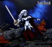 請先詢問 死亡女士Lady Death 6吋 吸血鬼獵人 可動公仔 coffin美漫Executive女王神劍 死亡小姐