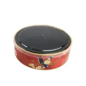  ☆╮Jessice 雜貨小鋪╭☆春節 鵲語 花簇 圓形 禮盒 適用:餅乾 糖果 雪Q餅 棗糖 牛扎糖