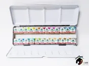 【品 · 創藝】精品美術-老荷蘭Old Holland 世界頂級專家級塊狀水彩顏料鐵盒裝-24色