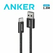 良興EcLife購物網 Anker A8052 USB-A to USB-C 18W 編織充電線-1.8m