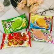日韓小潼 日本 meito 名糖 鯛魚燒餅乾 鯛魚燒夾心餅 乳酸菌/草莓/巧克力/抹茶/福鯛-巧克力｜全店$299 全家取貨免運｜滿額折500｜APP下單最高賺19%點數⚡