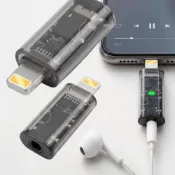 (店+)【Kamera 佳美能】3.5mm母轉Lightning公 耳機轉接頭 iPhone耳機音源轉接器  音源孔 聽音樂 玩遊戲