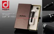 ㊣原廠正品㊣ 德國 Denicotea 丹尼古堤旗艦店 6MM紳士黑小牛皮 煙嘴 煙斗 濾嘴  濾芯