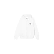 (店+)【STUSSY】1974762 Stussy SS22 Basic Zip Hood 經典開衫Logo印花拉鏈連帽外套衛衣 男女同款