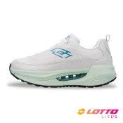 LOTTO 樂得 健走鞋 運動鞋 氣墊 SLIM WALK 美體健走鞋 女 緩衝避震 白/果綠 LT5AWX9825