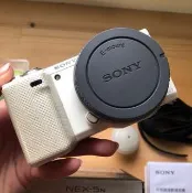 SONY NEX-5n類單眼微單眼相機數位相機，no lens 附原廠閃光燈背帶盒子，送記憶卡 台北市
