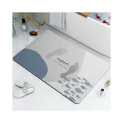 (店+)【Dodo house 嘟嘟屋】柔軟速吸!硅藻土地墊(40x60cm任選/腳踏墊/浴室地墊/廚房/玄關墊/吸水地墊/門墊)