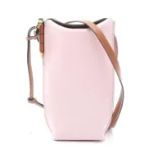 【DOKODEMO】【二手】LOEWE LOEWE POCKET 單肩包 109.30BZ42 粉紅色/橙色/ブラウン皮革 Gate Pocket 女士二手 B