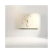(店+)幕辭家居 電表箱裝飾畫鐘表簡約豎款掛鐘掛畫電閘配電箱遮擋時鐘打孔遮醜 f4b