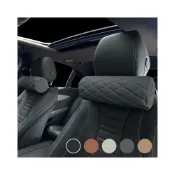 (店+)新品 韓國汽車頭枕四季護頸枕透氣車載靠枕車用貨後排座椅記憶棉頸枕頭