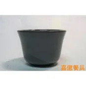 ~嘉億餐具~全新 台灣製美耐皿107反口杯 黑 水杯會客杯兒童杯茶杯開水杯備料盆港式飲茶杯
