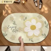 可客製尺寸+環保無異味 小清新矽藻土軟地墊 浴室地墊 超吸水防滑 珪藻土地墊 腳踏墊 門口地墊 進門地墊 吸水地墊
