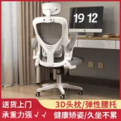 天際生活 【人體工學久坐】電腦椅 辦公椅 電競椅 書桌椅 學習椅 職員椅 宿舍椅 透氣網背 可調扶手 升降旋轉 腰靠支撐 居家辦公舒適首選
