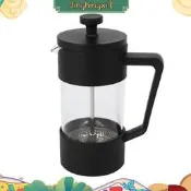 台灣現貨French Press 咖啡和茶壺 12 盎司,加厚硼矽酸鹽玻璃咖啡機防銹和洗碗機安全,黑色 dinghing