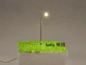 ◆SOFIAの樂園◆ 模型造景用 微景觀 街道燈 LED黃光 2.5cm/3.5cm/5cm/7cm/10cm/14cm