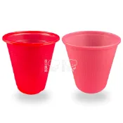 塑膠杯 紅杯 硬紅杯 50入 烤肉用品 免洗餐具 外燴辦桌 喜宴必備品 台灣製造
