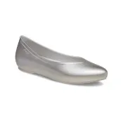 【Crocs官方直營】女鞋 布魯克林金屬尖頭平底鞋(210498-040)