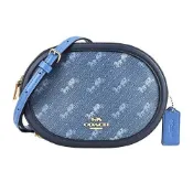 COACH HORSE AND CARRIAGE 馬車LOGO斜紋馬車印花斜背小圓包(多色)｜JS Maxx官方旗艦館