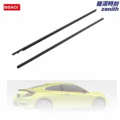 臻選時刻 【原廠規格】Civic Coupe車門外壓條 車門飾條 車窗壓條 晴雨窗 防水膠條 外水切 車門密封條 專用16-20年 型號72450-TBG-A01 72410-TBG-A01 原廠孔位 直上免鑽孔