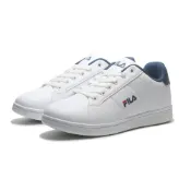 (店+)【FILA】FILA 休閒鞋 白藍色 皮革 復古 小白鞋 女 5C323Y133