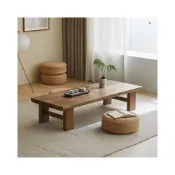 (店+)ㄇ型桌 和式桌 長矮桌 長型桌 和室長桌 長桌子 日式實木茶幾榻榻米桌子矮桌禪意炕桌簡約長條茶桌地桌陽臺飄窗