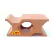 【紅樹林】清庫存特價/陶瓷【藝術磚塊 F-2001L_中磚】可堆疊供魚兒躲藏/ 裝飾/繁殖