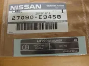 NISSAN全車系引擎蓋貼紙(更換變速箱油)HS MARCH 180/M1 T32 QUEST S35 QRV ROGU