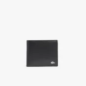 【LACOSTE】包款-FG皮革皮夾(黑色)