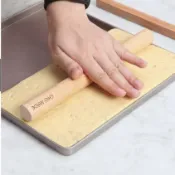 禎巧妙 台灣現貨 烤盤 牛軋糖烤盤 學廚 chefmade 金色不沾12吋牛軋糖盤 烘培模具方形烤盤 牛軋糖擀麵棍