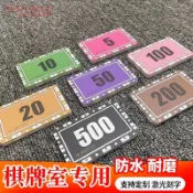 【優選好物】籌碼卡片 積分卡 棊牌室專用籌碼卡片 麻將籌碼代幣 遊戲籌碼幣 籌碼卡 家用棊牌籌碼牌 德州撲克娛樂積分卡 