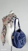 愛 BAG SHOP 韓國精品包 DAAD 率性休閒好搭配 超輕量水洗牛皮革 束口水桶包 3450 深藍現貨