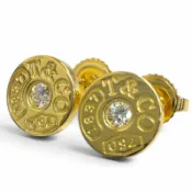 【DOKODEMO】全新 □ TIFFANY&Co. Tiffany AU750 1P 鑽石 1837 圓形耳環 黃金 義大利製 重 2.64 克 女士
