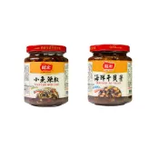 【蝦皮直營】龍宏 小魚辣椒/海鮮干貝醬270g 罐裝 辣椒醬 拌飯拌麵 醬料 調味料