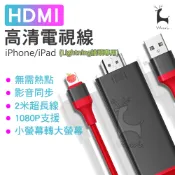 手機投影電視 iPhone轉hdmi HDMI電視轉接轉換線 隨插即用 手機有線投影 MHL轉接線 螢幕分享器 同屏器