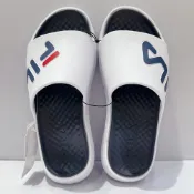 FILA MARK 男女款 白色 厚底 彈性 拖鞋 4-S351Z-133