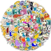 ✨Adventure Time✨探險活寶 50/100張探險活寶探險時光美國電視動畵阿寶老皮泡泡糖公主貼紙 HCLD