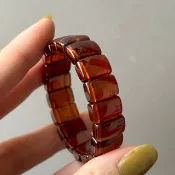 優質天然 l 橙 紅 石榴 手排 水晶 礦石 無優化無染色 一物一圖