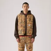 【LEVIS】X Toy Story 聯名款 背心 西部圖騰設計 鋪棉背心 男生上衣 熱賣單品 0034M-0000