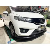LI✌適用喜美 FIT 直上 競速版 消光黑 前下巴 前鏟 前定風翼 前擾流板 下擾流板 保險桿 改裝下巴 通用下巴✌