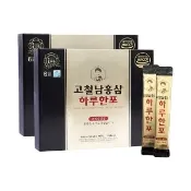 【高鐵男】高麗紅蔘黃金飲/人蔘飲30入x2盒(韓國原裝/附提袋/威品嚴選/台灣總代理公司貨)