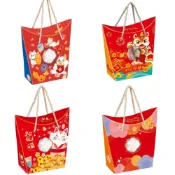 (店+)新年 開窗糖果盒 元寶盒 手提禮盒 餅乾提盒 牛軋糖包裝禮盒 雪Q餅手提盒 牛軋糖盒