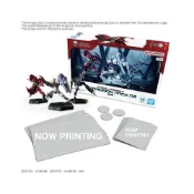 (店+)【BANDAI 萬代】GUNDAM ASSEMBLE 鋼彈微縮模型戰棋遊戲 擴充套組02 (EX02)+KARDIKO透明卡套