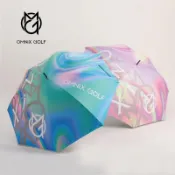 OMNIX GOLF RAINBOW CARBON UMBRELLA 半自動彩虹炫彩高爾夫球傘