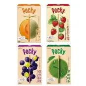 +東瀛go+glico 固力果 GIANT Pocky 哈密瓜/草莓/葡萄/抹茶/彩虹餅乾棒 日本限定 伴手禮 禮盒