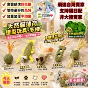 【CXF寵幸坊】雙倍貓薄荷 多樣 貓咪磨牙玩具 貓草 貓草 磨牙 貓玩具 貓薄荷 貓草球 木天蓼貓草玩具 貓咪磨牙 拉