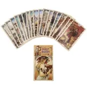 Mucha Tarot Cards英文版慕夏塔羅牌桌遊卡牌遊戲