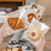 【現貨】下午茶款麵包自黏袋 吐司袋 餅乾袋 點心袋 甜甜圈袋 貝果袋 麵包袋 包裝袋 自黏袋 opp袋 『包好日子』